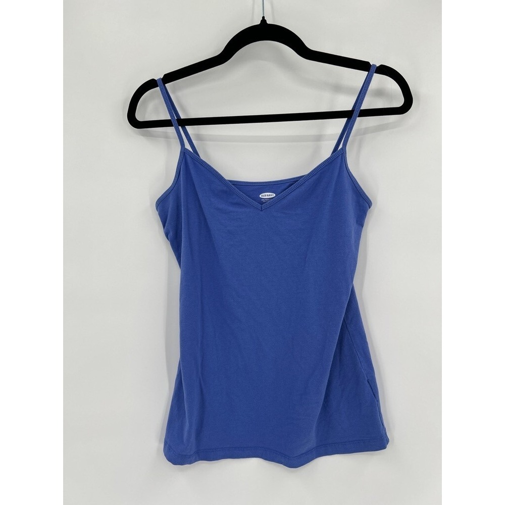 Old Navy Womens Size L Blue Sleeveless Tank Basic Summer Top